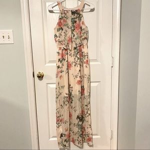 Sleeveless Floral Maxi Dress